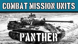 Combat Mission Units: Panther in CMBN, CMFI and CMFB