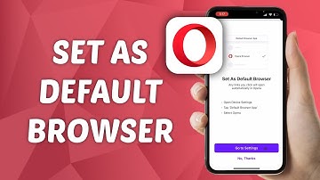 How to Set Opera as Default Browser