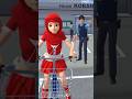 Rina vs Police 💪🤣 #sakuraschoolsimulator #shortsfeed #youtubeshorts #sss
