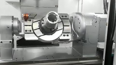 Five-axis turning and milling composite processing video #5axismachining  #cncmachining #5axiscnc