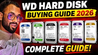 Hard Disk Buying Guide 2026 | Blue vs Black vs Green vs Red vs Purple vs Gold 🔥 