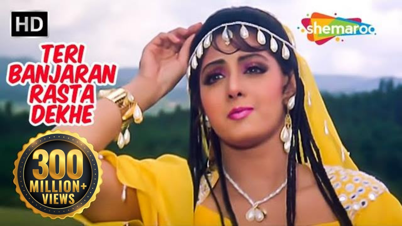 Teri Banjaran Rasta Dekhe | Sridevi | Alka Yagnik | Banjaran (1991) | 90s Hindi Songs