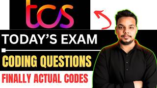 Finally Today's TCS NQT Coding Questions Out | Actual TCS NQT TAG Coding Questions Asked Today