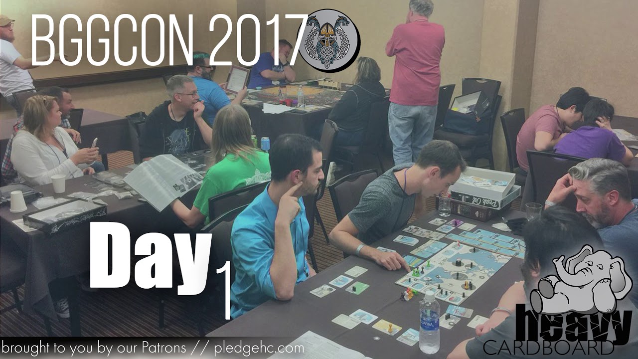 2017 BGGCon Daily Diary - Day 1