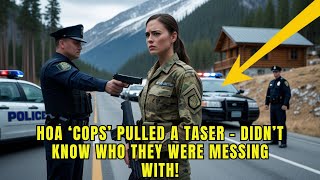 HOA ‘Cops’ Pulled a Taser on My Wife—Didn’t Know She’s Special Forces and Her Team Was Already Aimin