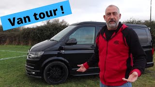 VW T6 van tour with oven and toilet and custom bed !! VANLIFEUK