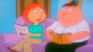 Family Guy - Peter reading about Evil Knievel