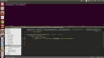 Testing With Rspec Testing Routes | Ruby On Rails Test Cases With Rspec Tutorial | Testing Rails App