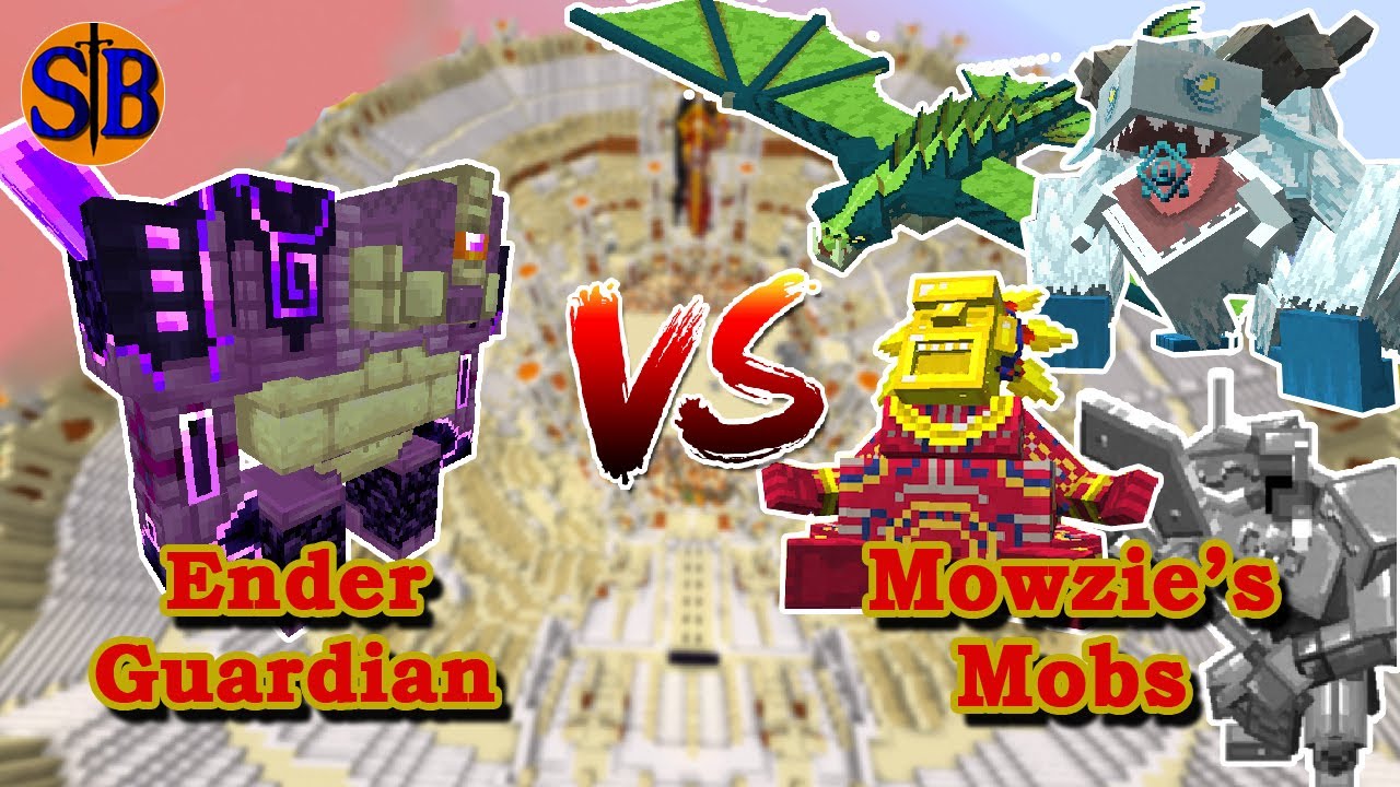 Ender Guardian (L_Ender 's Cataclysm) vs Mowzie's mobs