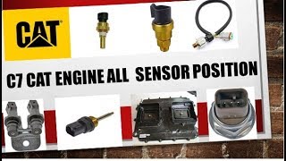 C 7 HEUI ENGINE ALL SENSOR POSITION VIDEO