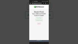 How to access ZipGrade student portal?