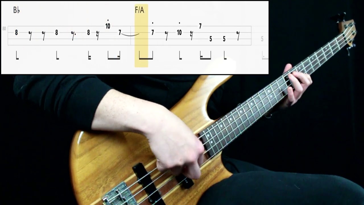 Madonna - Like A Prayer (Bass Cover) (Play Along Tabs In Video)