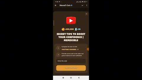 Secret Tips To Boost Your Confidence | Memegirls Memefi Answer | MemeFi Answer the question code