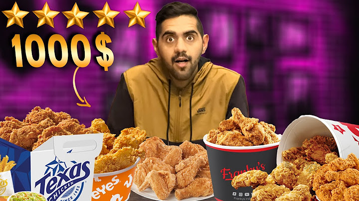 جربت الدجاج المقلي من الاسوء إلى الاحلى (( اقوى دجاج في تاريخ الكرة الارضية )) 🍗🔥😍 !!