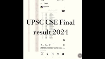 UPSC CSE Final result 2024 congratulations 🎊 #trending viral video #upsc #MOTIVATION #civil #civil