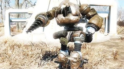 Fallout 4 Automatron - Big Daddy (Bioshock 1) - Bad Try To Make Custom Robot Companion