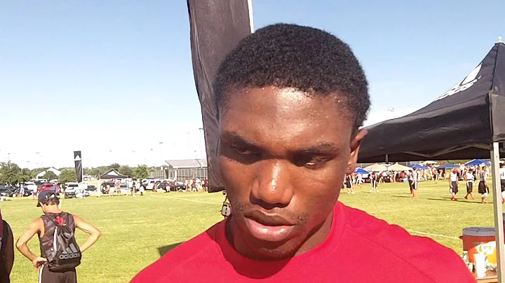 Mavin Saunders at Texas 7-on-7 state tourney