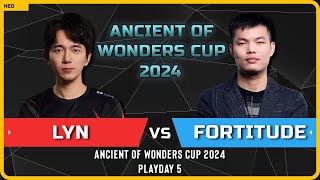 WC3 - [ORC] Lyn vs Fortitude [HU] - Playday 5 - Ancient of Wonders Cup 2024 screenshot 5