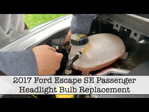 2017 Ford Escape SE Passenger Side Low Beam Bulb Replacement