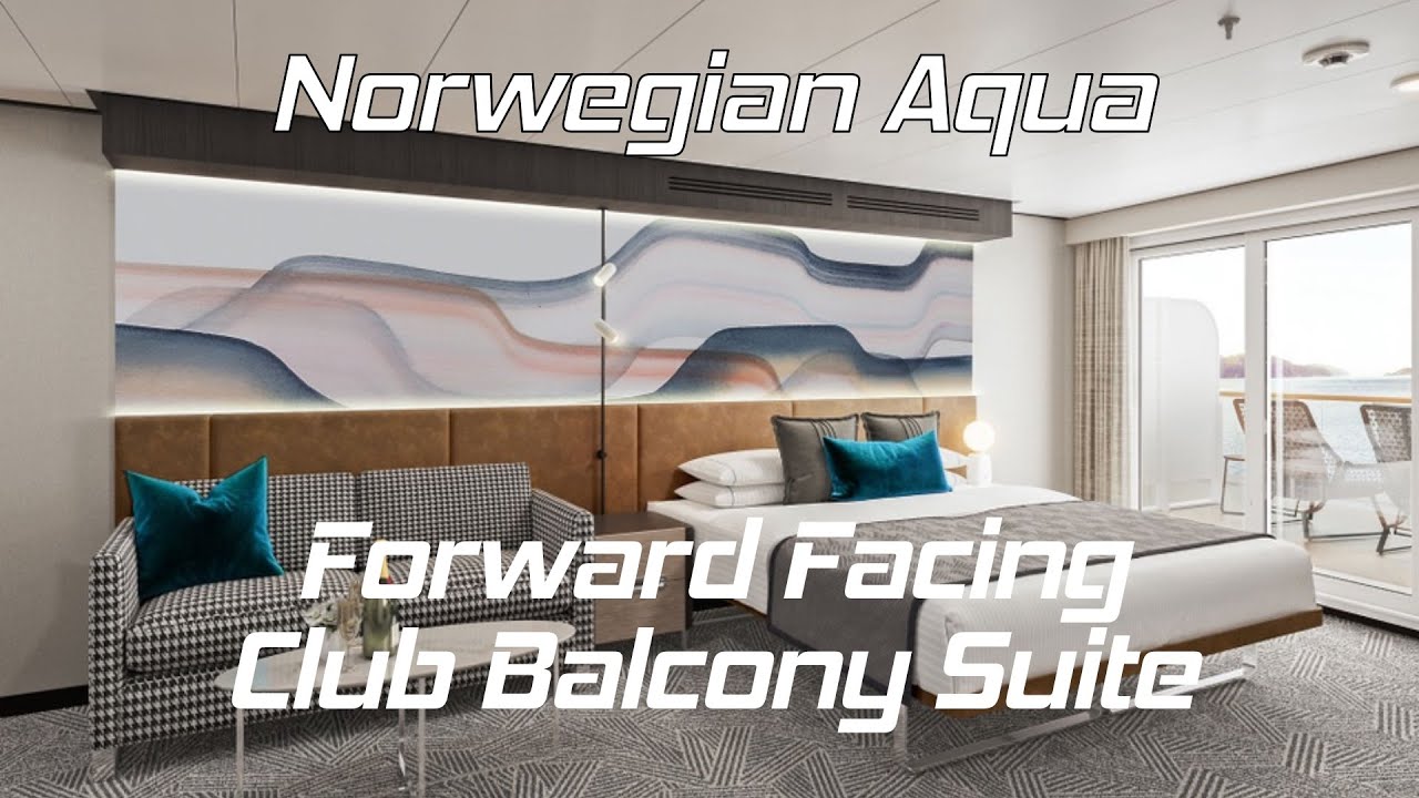 Norwegian Aqua Forward-Facing Club Balcony Suite Tour & Review