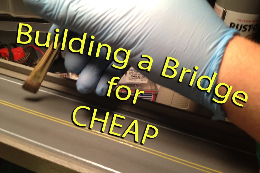 Model Railroading: How To - Building a Bridge for Cheap - YouTube