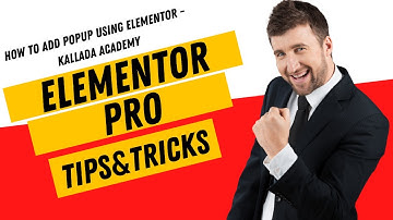 How to add popup using elementor - Kallada Academy