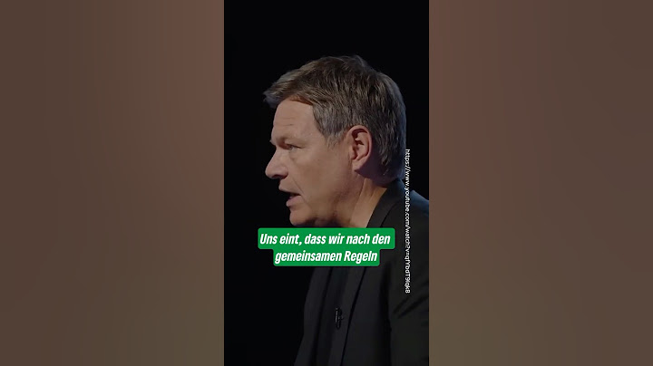 Robert Habeck ist für einen fairen Wahlkampf