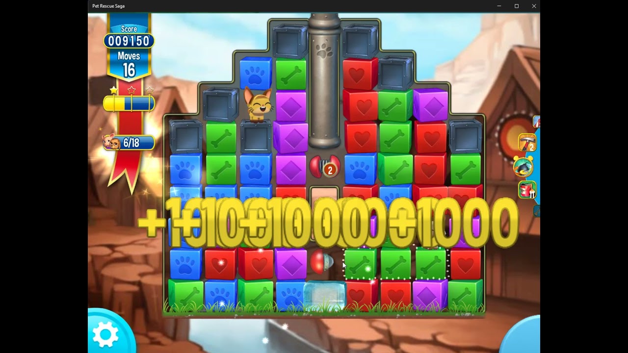 Pet Rescue Saga level 4011 no boosters