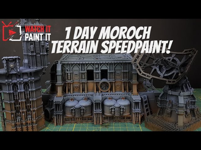 How to Paint Warhammer 40k Terrain / Painting your first miniatures /  Command Edition Starter Set 