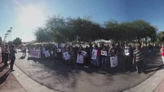 Maryvale High School Students Protest Against Arpaio and Trump