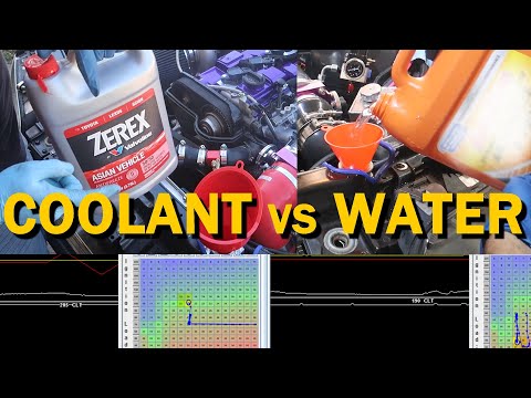 Water vs Coolant Temperature Test. Which One is Better