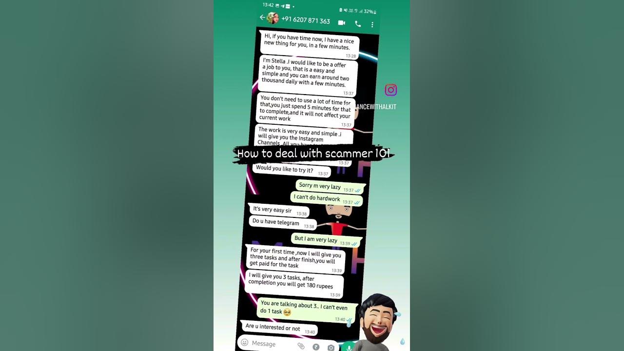 How to deal with whatsapp scammers youtube