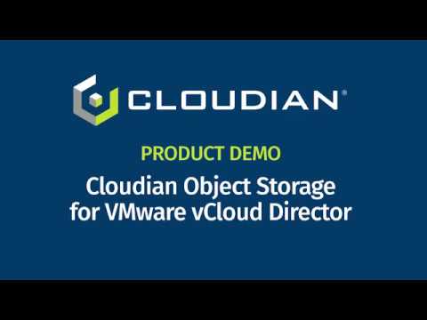 DEMO: Cloudian Object Storage for VMware vCloud Director