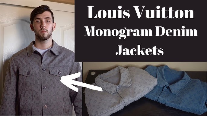 LOUIS VUITTON - MENS DENIM MONOGRAM JACKET + UNBOXING & MOD SHOTS !! 