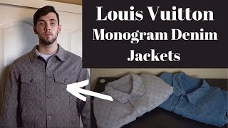 Louis Vuitton Monogram Denim Jackets Review & Try On Virgil Abloh Lv