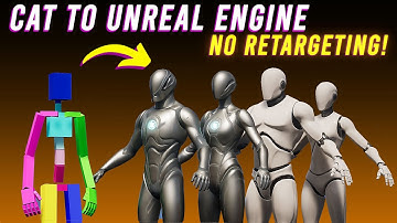 3ds Max CAT to Unreal Engine - No Retargeting Needed!