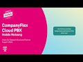 Mobile Nutzung Der CompanyFlex Cloud PBX