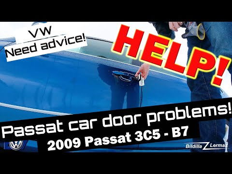 HELP! VW Passat car door problems! I pull the door handle, nothing happens! 2009 VW Passat 3C5 - B7