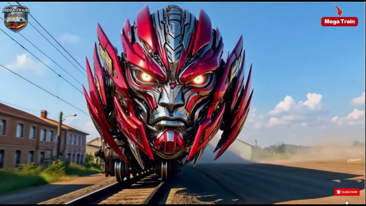 KERETA API BERUBAH JADI ROBOT RAKSASA‼️ Transformasi Gila di Depan Mata KERETA BANTENG