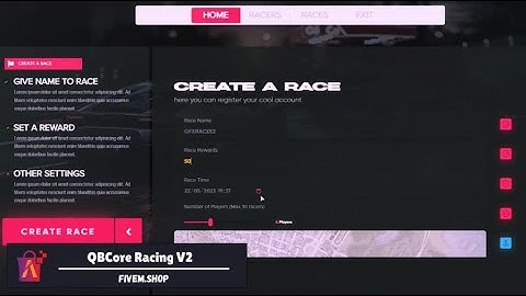 FiveM Racing Script V2 | FiveM Race Script #fivem #script #racing