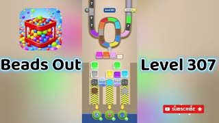 🎮 Beads Out Level 307 Walkthrough 🧩 | Tricky Bead Puzzle Solution | Mini Boss