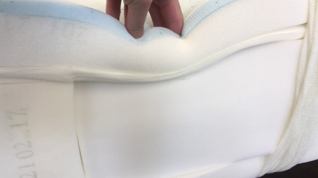 Rem Fit 500 Hybrid memory foam mattress Squish