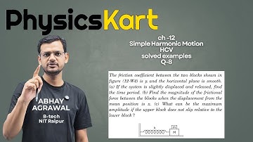 Q 8 solved examples Ch12 SHM HCV