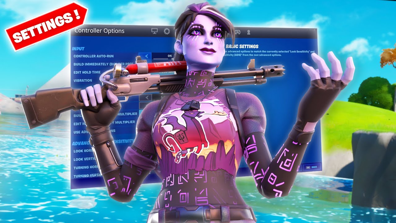 Party Girl ������ + BEST Controller Settings For Season 3 (Fast Edits/Builds/Aimbot) - YouTube