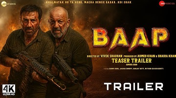 BAAP : Official Trailer | Sunny Deol, Sanjay Dutt | Baap Movie Teaser Trailer Updates 2025