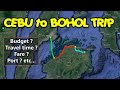 Travel Cebu Tubigon Ubay Bohol Trip - Famous Tourist Spot - Vacation Destination Place Philippines