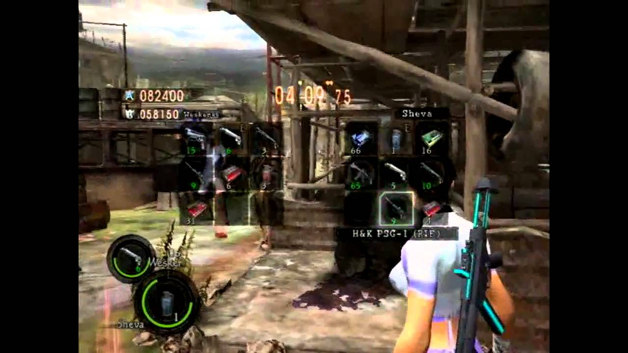 [RE5 VS PC] Pabiloon&Rubening87 vs defensorhurus&RitinhaBSAA