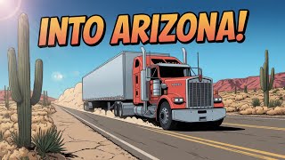 DAY 5: Across the Desert – Albuquerque to Arizona [LIVE TRUCKING] Dashcam Video Phoenix Az To Albuquerque Nm Via Route 66