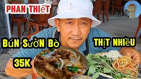 tô bún sườn bò 35k ngon rẻ thịt nhiều phan thiết ẩm thực vlog 25/7/2024