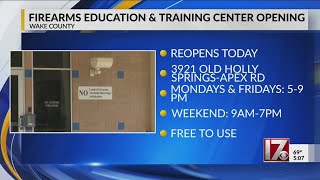 Firearms education & training center opening in Wake County